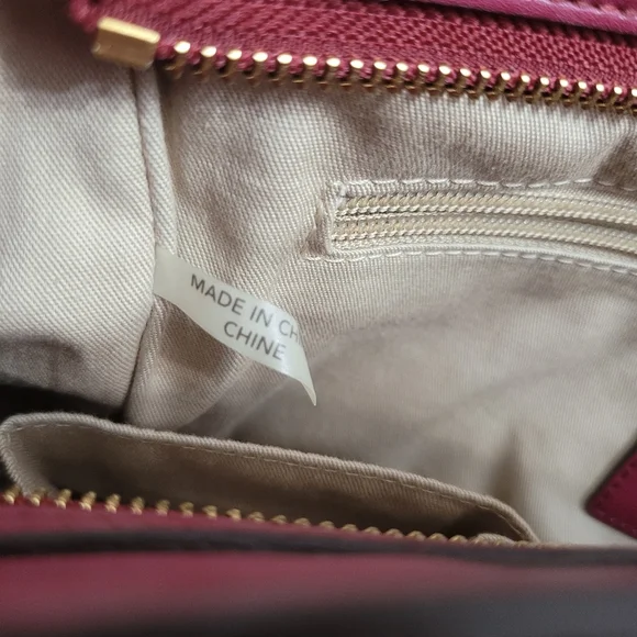 Coach Magenta Leather Chelsea Carryall Satchel - Picture 11 of 16